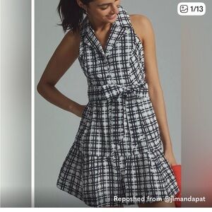 Anthropologie Maeve Plaid Mini
Shirt Dress, Size: 2 us